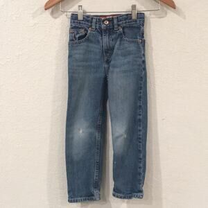 JK Indigo Boys Sz 5 Straight‎ Leg Denim Jeans 100% Cotton